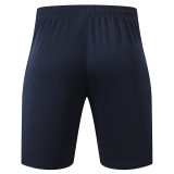 24/25 France Black And Colored StripesTraining Short Suit