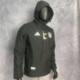 24/25 Bayern Black Assault  Hooded Windbreaker (Y18连帽冲锋衣）