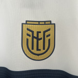 24/25 Ecuador White  Fans Soccer Jersey