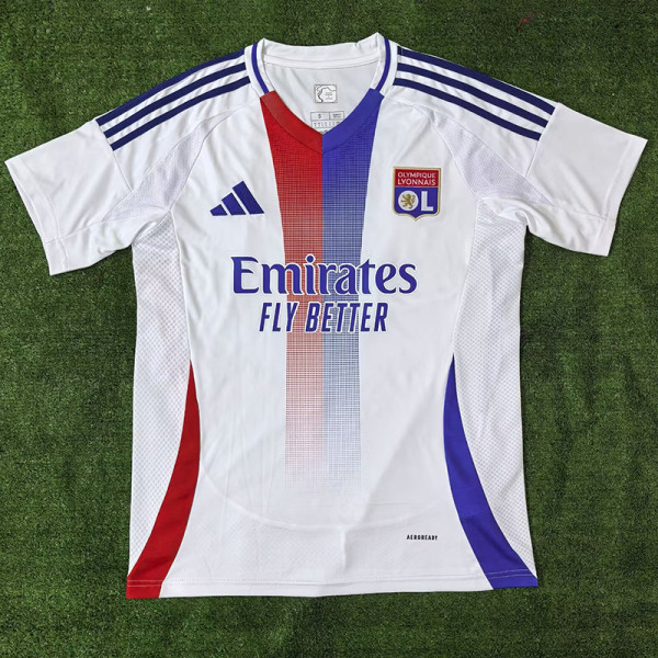 24/25 Lyon Home Fans Soccer Jersey