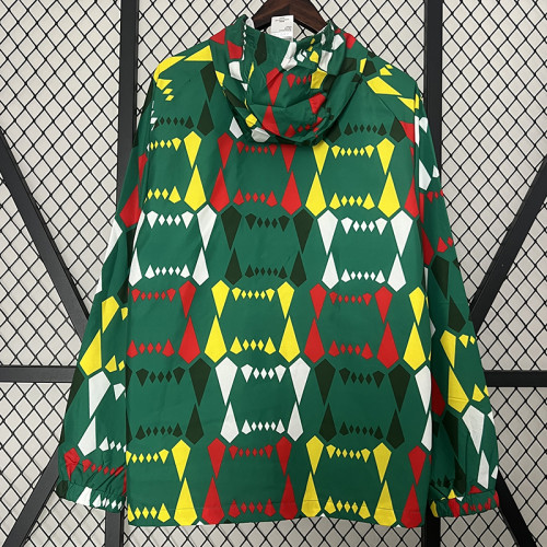 2024 Senegal Green Windbreaker（连帽）