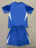 25/26 Man Utd Blue Goalkeeper Kids Soccer Jersey