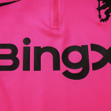 24/25 CHE Pink Half Pull Tracksuit  (半拉链)