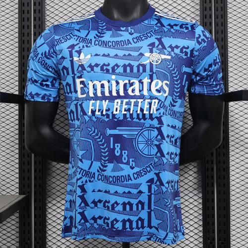 24/25 ARS Blue Pattern  Player Version Soccer Jersey