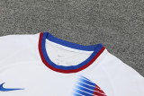 24/25 BAR White Training Short Suit