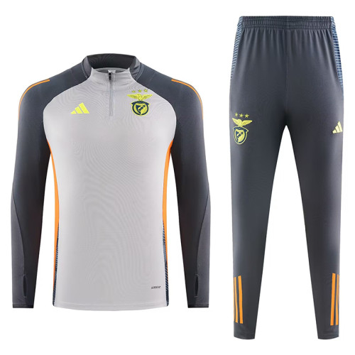 24/25 Benfica Grey Half Pull Tracksuit  (半拉链)