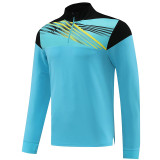 24/25 JO Lake Blue Half Zipper Sportswear # 810  湖蓝(半拉链)