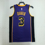 22/23 LAKERS DAVIS #3 Purple Top Quality Hot Pressing NBA Jersey (Trapeze Edition)