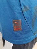 24/25 Marseille  Away Player Version Soccer Jersey(Print all Sponsor)前后广告
