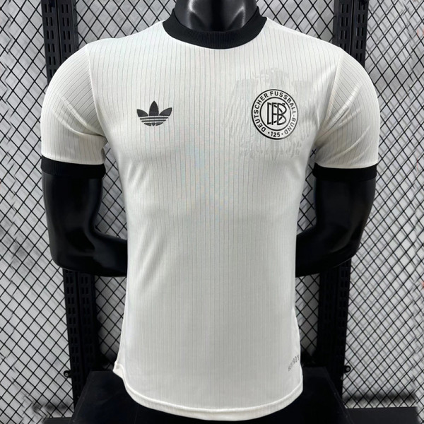 25/26 Germany White125th Anniversary Edition Player Version Soccer Jersey