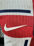 2024 England White and Red Special Edition Player Version Soccer Jersey