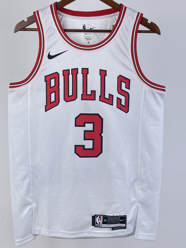 22/23 BULLS WADE #3 White Top Quality Hot Pressing NBA Jersey