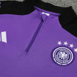 24/25  Germany Purple Kids Half Pull Tracksuit  (半拉链、童装)