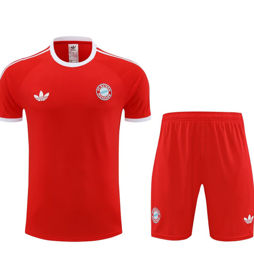24/25 Bayern Red Training Short Suit