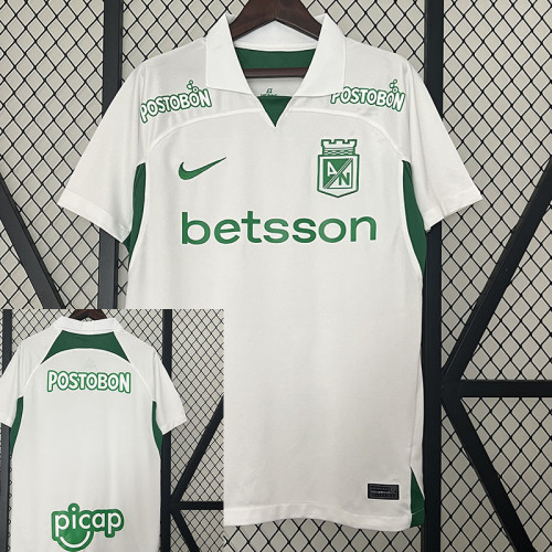 24/25 Atletico Nacional Away Fans Soccer Jersey（国民竞技、哥伦球队）