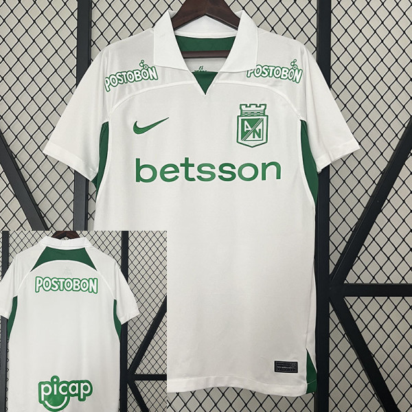 24/25 Atletico Nacional Away Fans Soccer Jersey（国民竞技、哥伦球队）