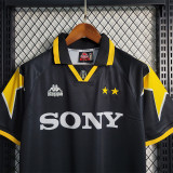 1995/1997 JUV Away Black Retro Soccer Jersey