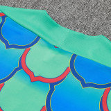 24/25 BAR Green Inkjet Half Pull Tracksuit  (半拉链、B833)