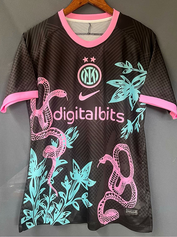 24/25 INT Pink Black Special Edition Fans Soccer Jersey
