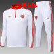 25/26 Bayern 125th Anniversary Edition White Kids Half Pull Tracksuit #E2526 (半拉链)