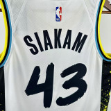 24/25 Indiana Pacers SIAKAM #43 City Editiao Top Quality Hot Pressing NBA Jersey