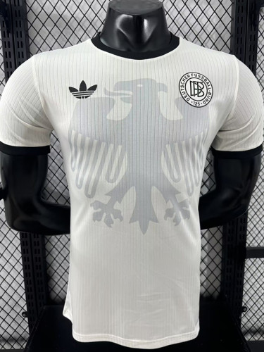 25/26 Germany White125th Anniversary Edition (Team Logo） Player Version Soccer Jersey