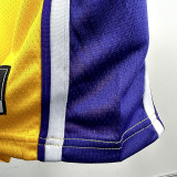 LAKERS DONCIC'#77 Yellow Top Quality Hot Pressing NBA Jersey(V领）