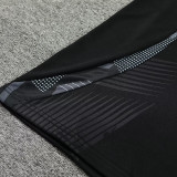 24/25 Al-Nassr Black Half Pull Tracksuit  (半拉链)