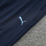 24/25 Man City Light Blue  Half Pull Tracksuit  (半拉链)