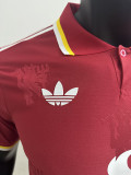 25/26 Man Utd  Red Special Edition Player Version Soccer Jersey(翻领）