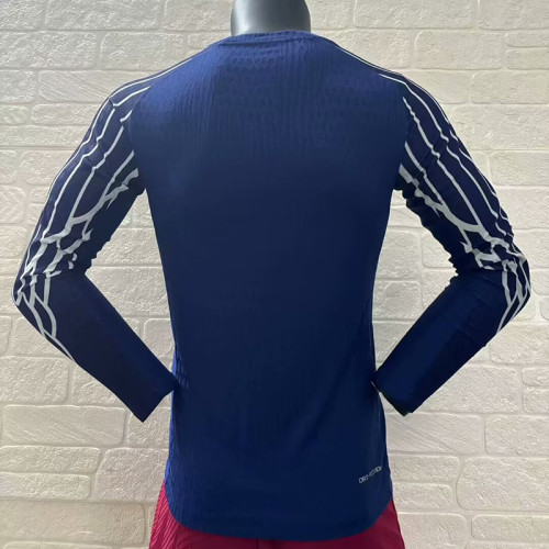 25/26 PSG Fourth Long Sleeve  Player Version Soccer Jersey