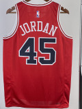 22/23 BULLS JORDAN #45 Red Top Quality Hot Pressing NBA Jersey
