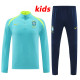 24/25 Brazil  Green Kids Half Pull Tracksuit (半拉链、童装）