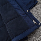 24/25 Spain Royal Blue Hooded Cotton Coat G232