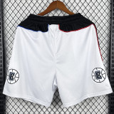 Clippers White Latin Top NBA Pants