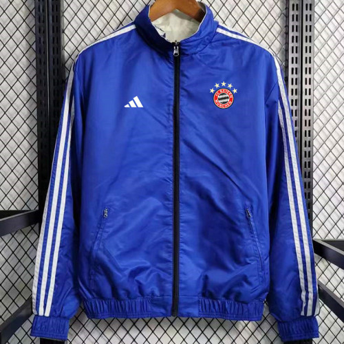 2023 Bayern Blue &Yellow Double Sided Windbreaker (双面风衣)