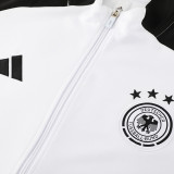24/25  Germany Black White Jacket Tracksuit(02)