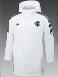 24/25 Internacional White Hooded Cotton Coat 帽棉衣