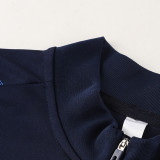 24/25 AB05 Royal Blue kids Half Pull Tracksuit(童装、半拉）