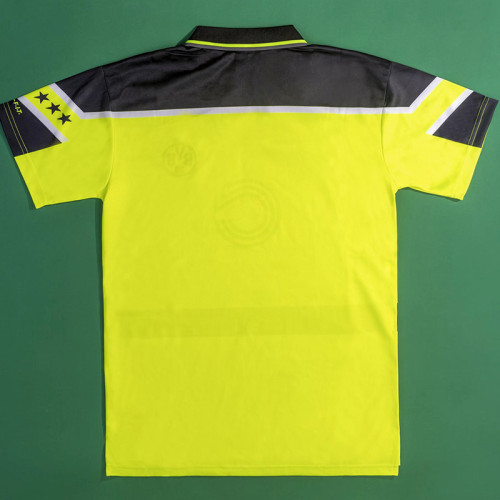1996/1997 Dortmund UCL Home Retro Soccer Jersey