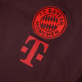 24/25 Bayern Red Polo Collar Pants Set(C1119)