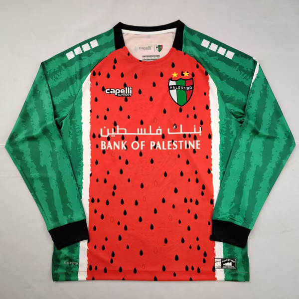 25/26 Palestino Deportivo Fourth  Long Sleeve  Fans Soccer Jersey