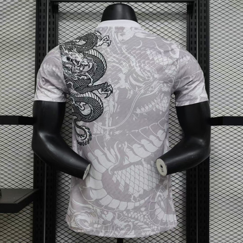 24/25 RMA White Black Dragon Special Edition Player Version Soccer Jersey