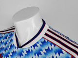 1991/1992 Man Utd Away Long Sleeve Retro Soccer Jersey 长袖