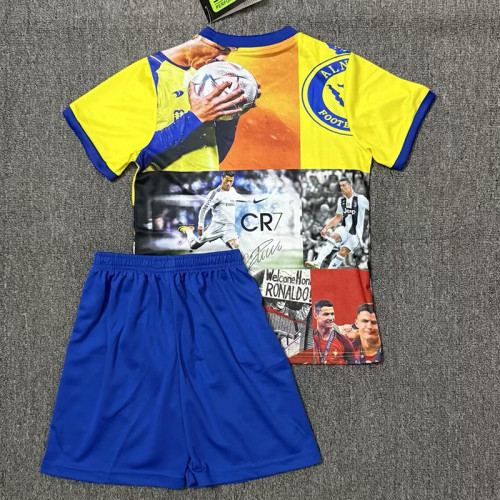 25/26  AL-Nassr C-Ro Special Edition Kids Soccer Jersey