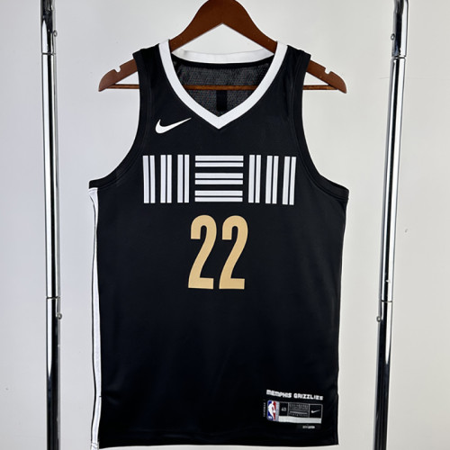 23/24 Grizzlies BANE #22 Black City Edition Top Quality Hot Pressing NBA Jersey