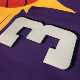 22/23 SUNS PAUL #3 Purple Top Quality Hot Pressing NBA Jersey (Retro Logo)