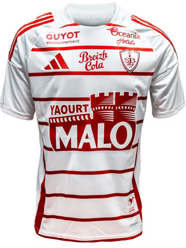 24/25 Stade Brestois Away (UCL) Fans Soccer Jersey客场欧冠版