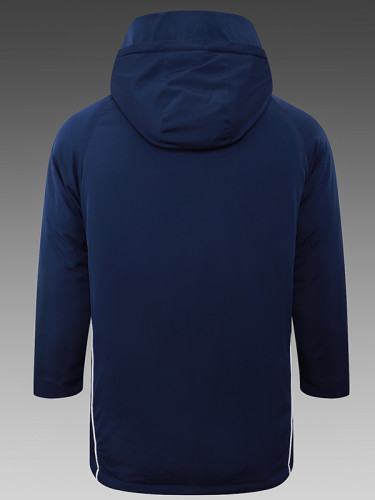 24/25 RMA Royal Blue Hooded Cotton Coat (白标)帽棉衣