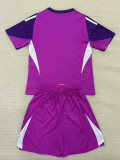 25/26  New York Red Bulls Purple Goalkeeper Kids Soccer Jersey